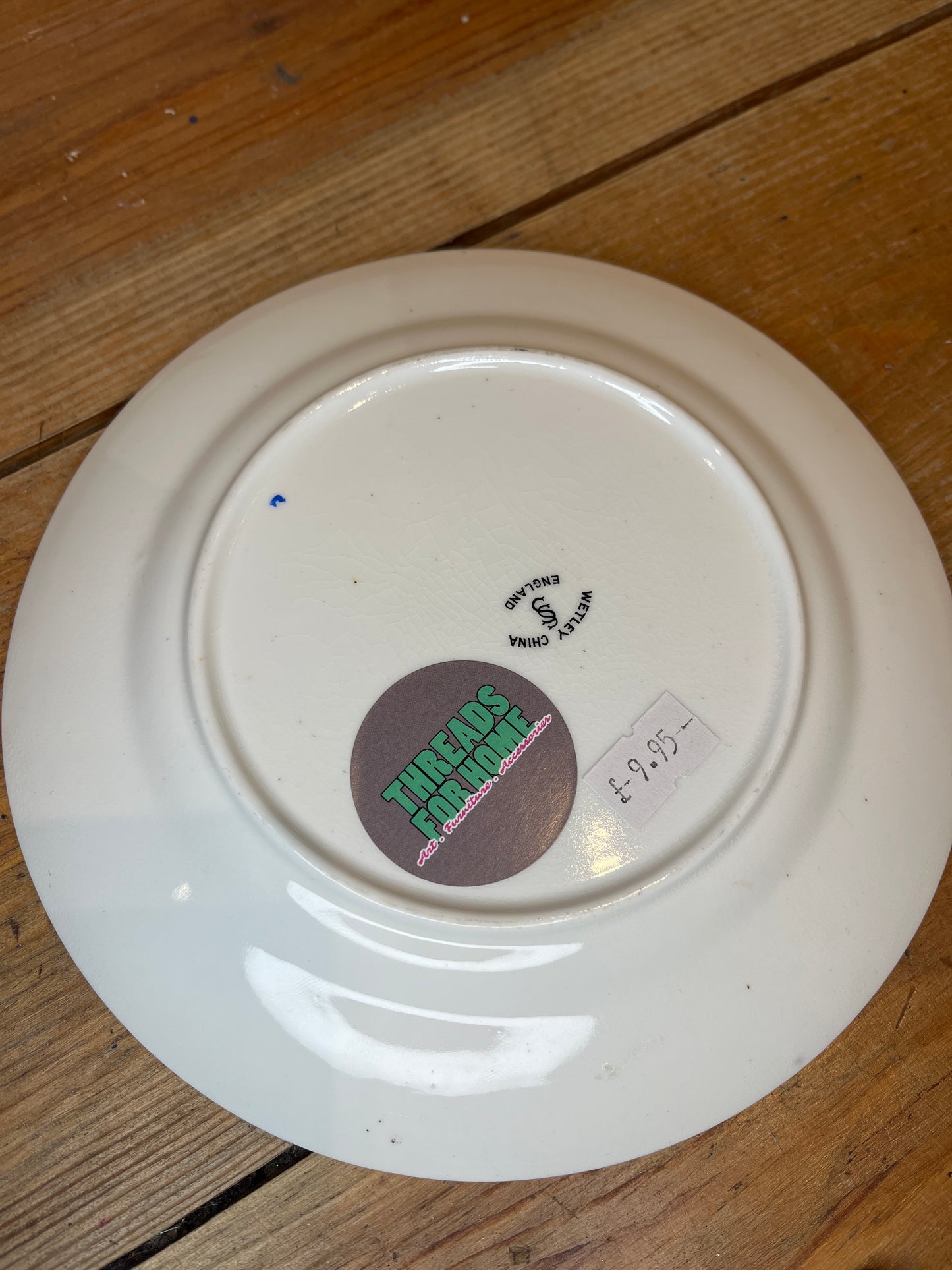 “Toys Not Boys” Vintage Plate