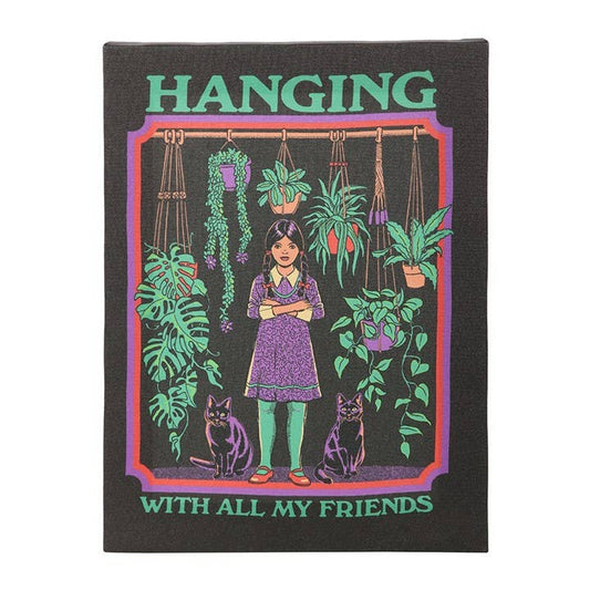 Hanging With All My Friends Canvas Plaque by Steven Rhodes