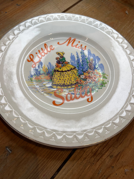 “Little Miss Salty” Vintage Plate