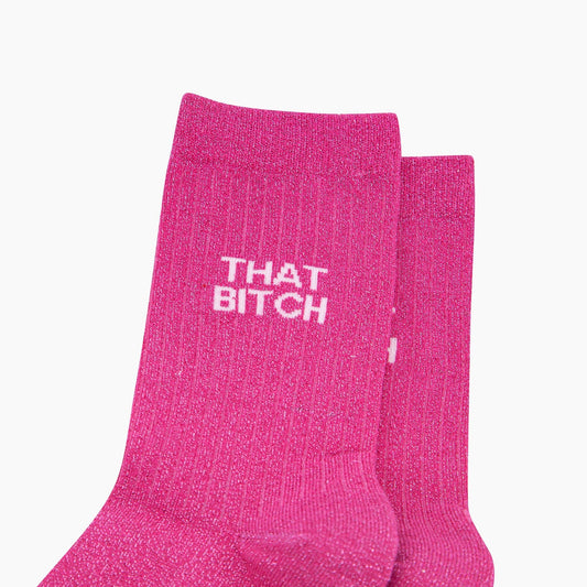 That Bitch Cotton Glitter Socks UK 3-7
