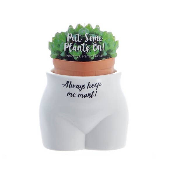 Always Keep Me Moist Plant Pot