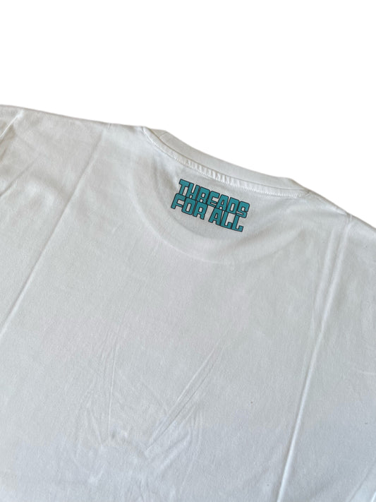 Unisex Threads For All Oversized White Tee