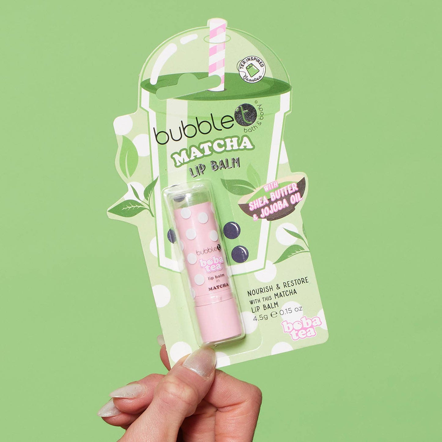 Boba Tea Matcha Lip Balm (4.5g)
