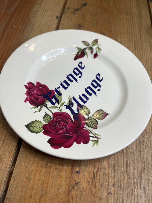 Grunge Clunge Vintage Plate