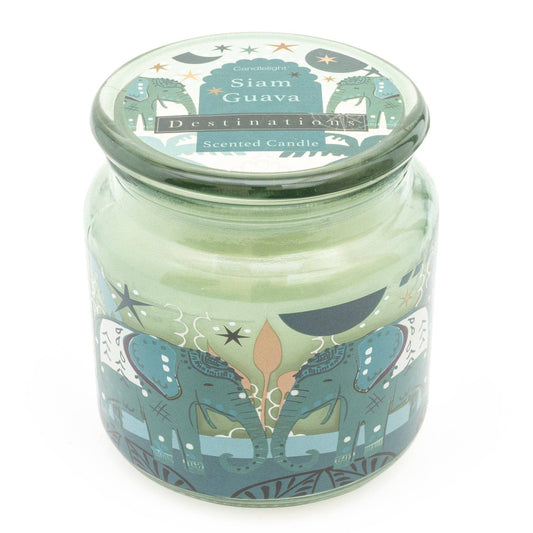 Siam Guava Candle with Thai Flower Market Scent