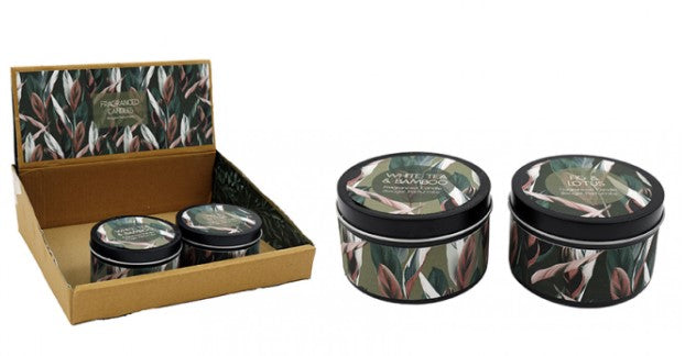 Contemporary Tin Candle