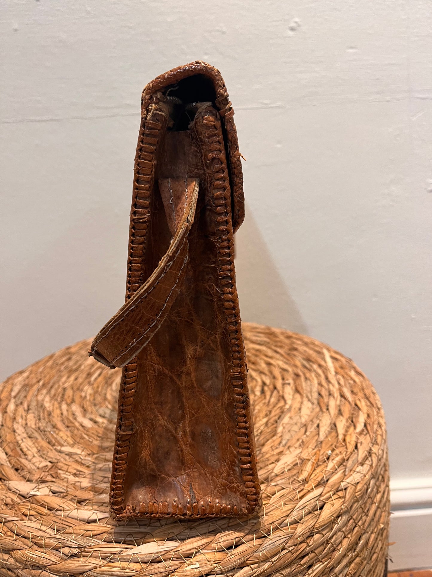 Vintage Croc Skin Bag