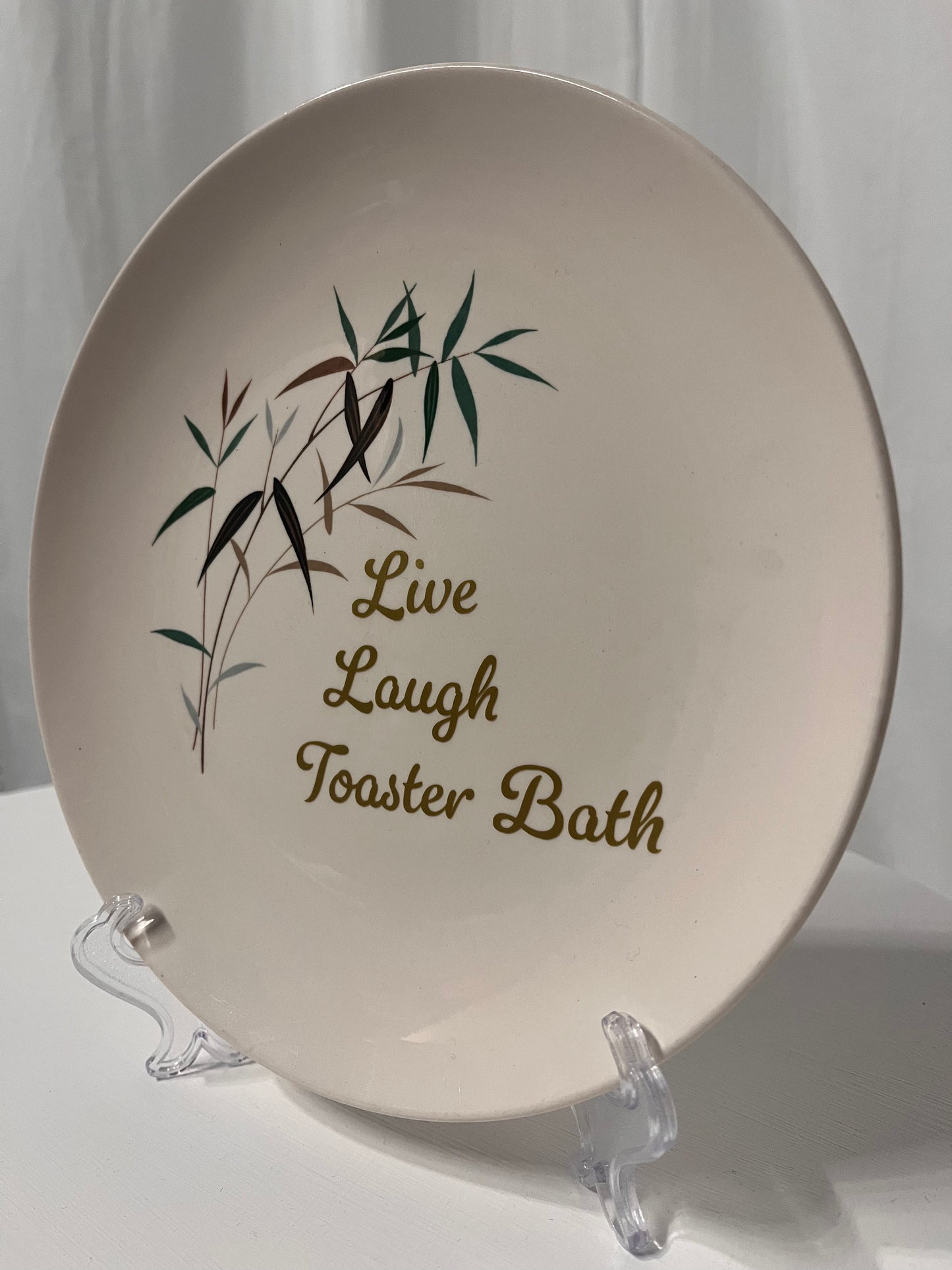 Live Laugh Vintage Plate