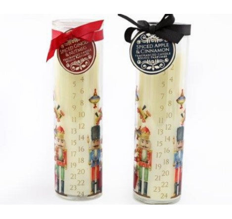 Christmas Advent Candle Tube