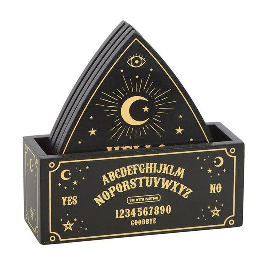 Ouija Board Planchette Coaster Set