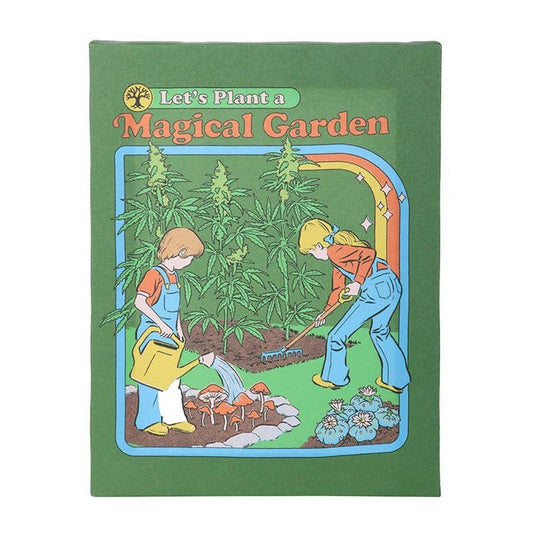 Magical Garden Canvas Plaque by Steven Rhodes