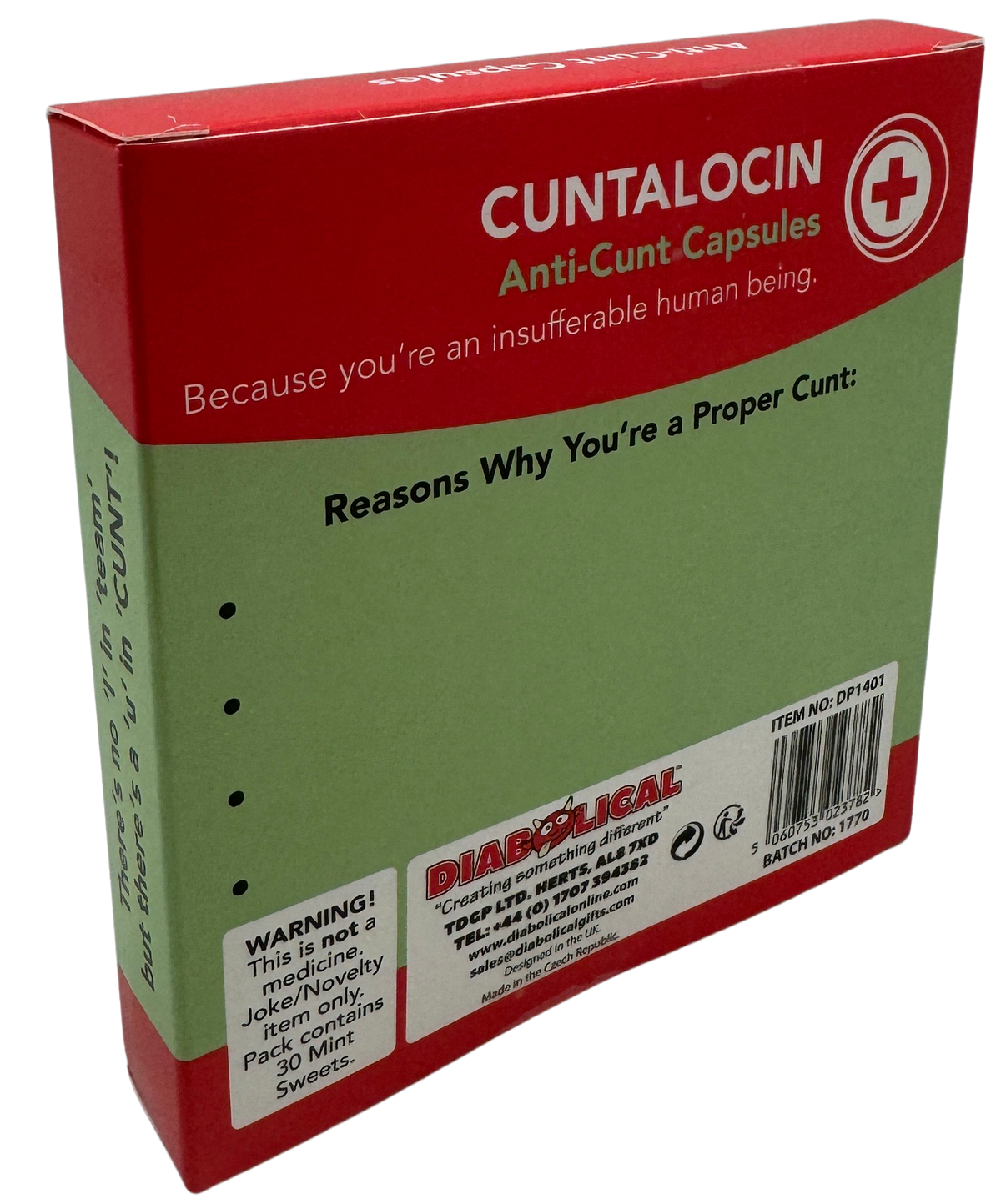 Cuntalocin Mint Candy