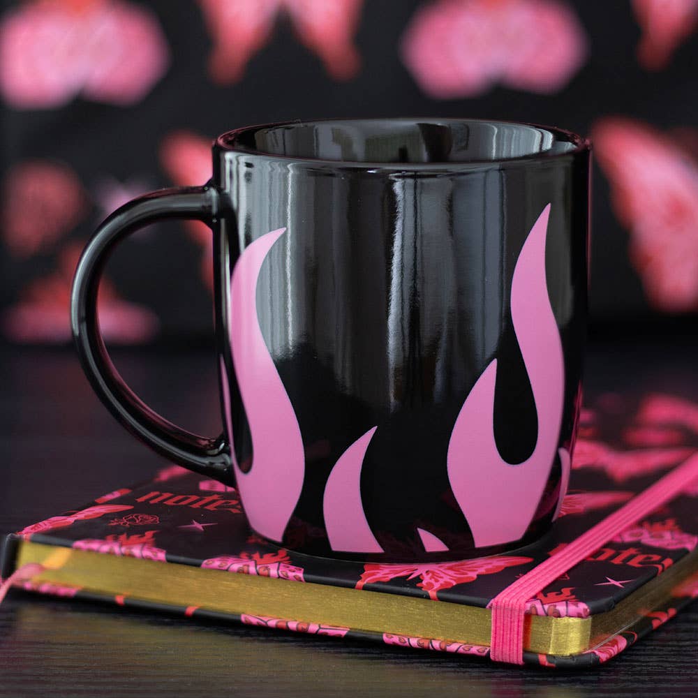 Pink Flame Y2K Mug
