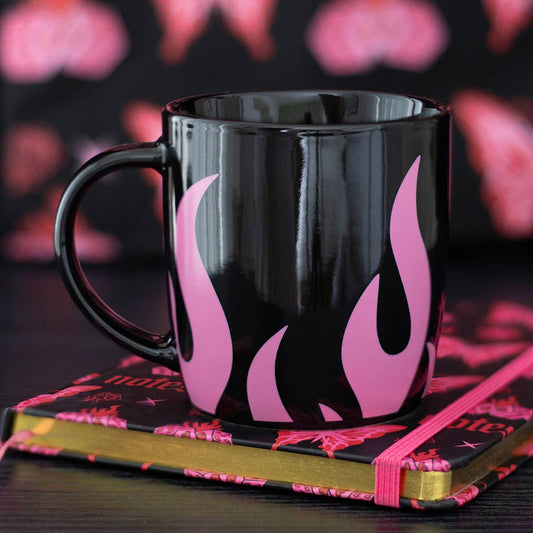 Pink Flame Y2K Mug