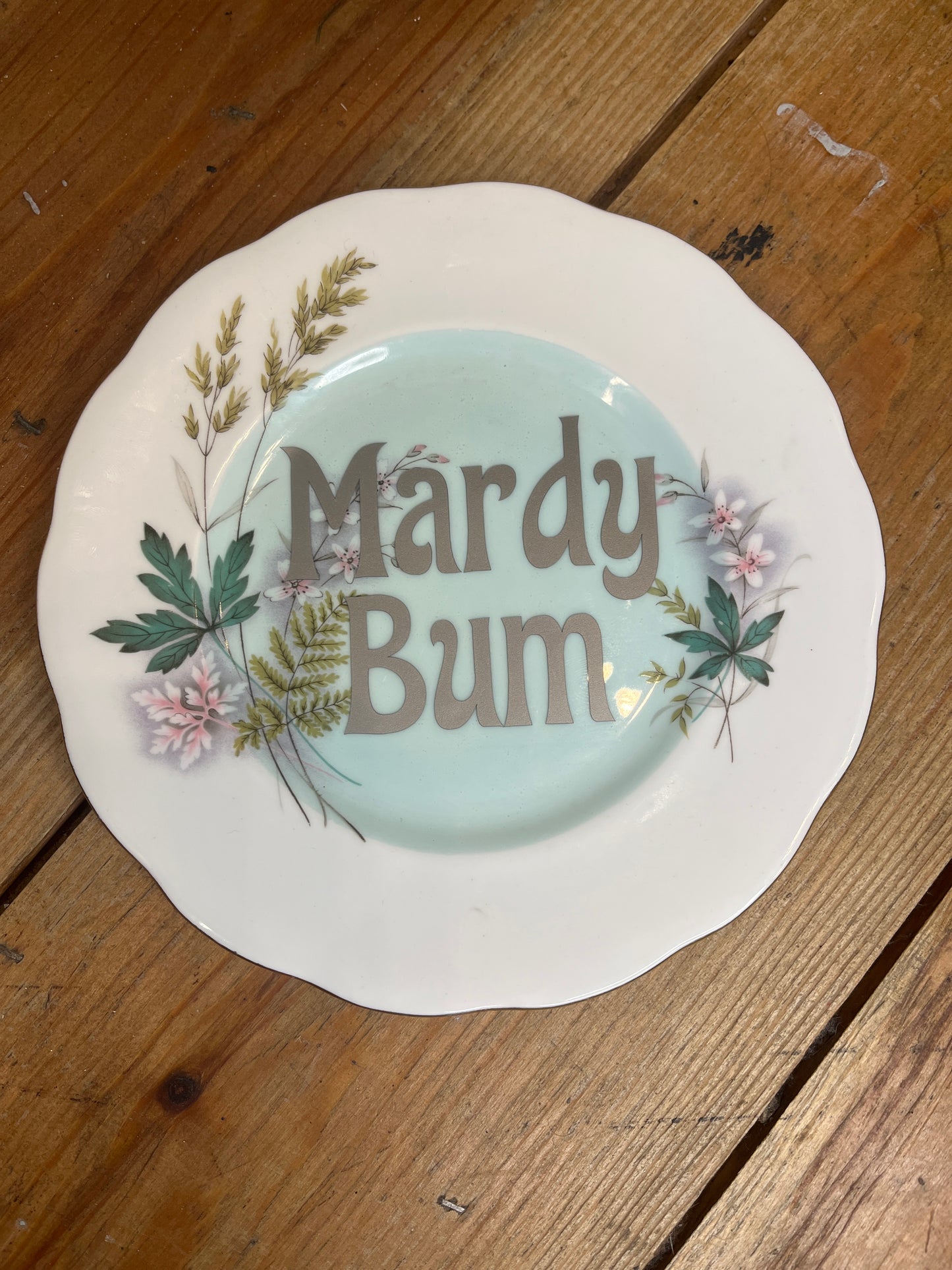 Mardy Bum Vintage Plate