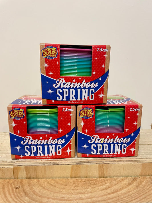 Retro Rainbow Spring Slinky