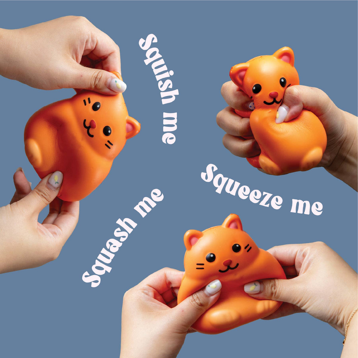 I Love Pussy Cat Squishy Toy