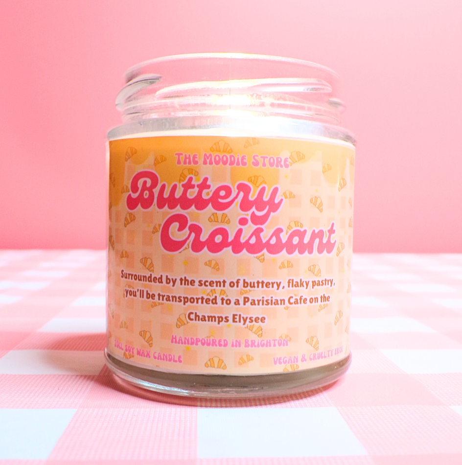 Buttery Croissant Fragranced Soy Wax Candle