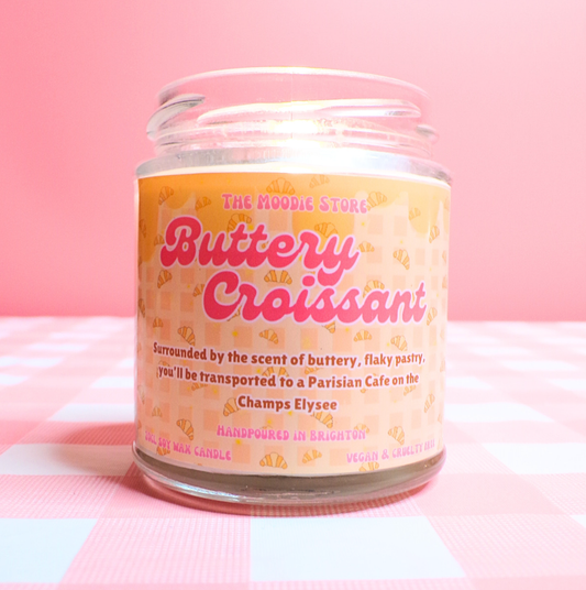 Buttery Croissant Fragranced Soy Wax Candle