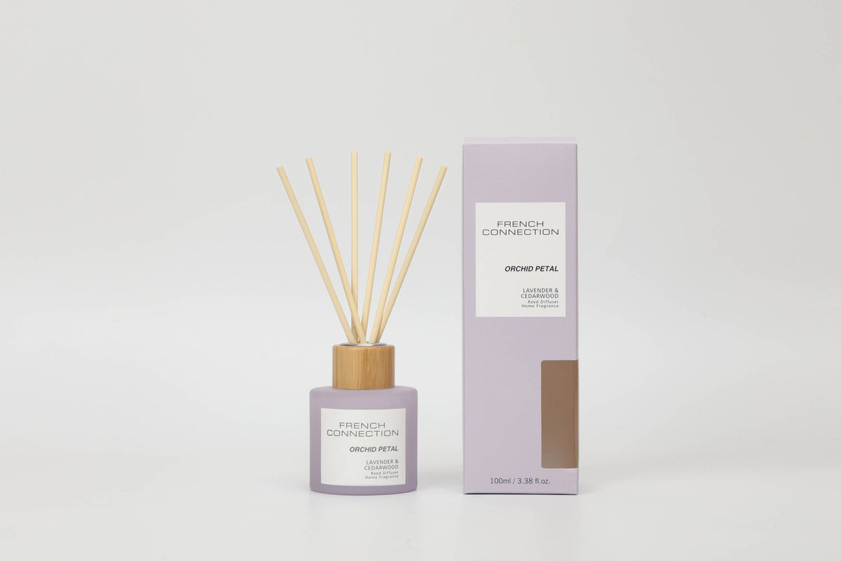 French Connection Reed Diffuser French Connection Lavender & Cedarwood Reed Diffuser 100ml – Threads ...