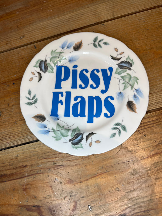 “Pissy Flaps” Vintage Plate