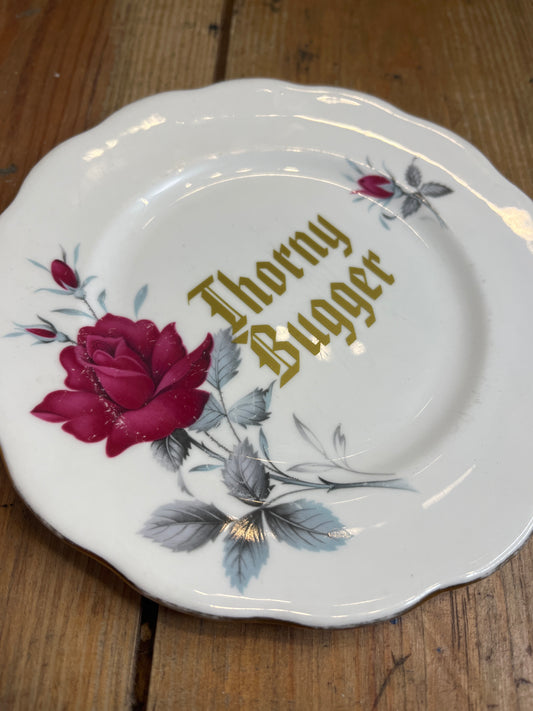 Thorny Bugger Vintage Plate