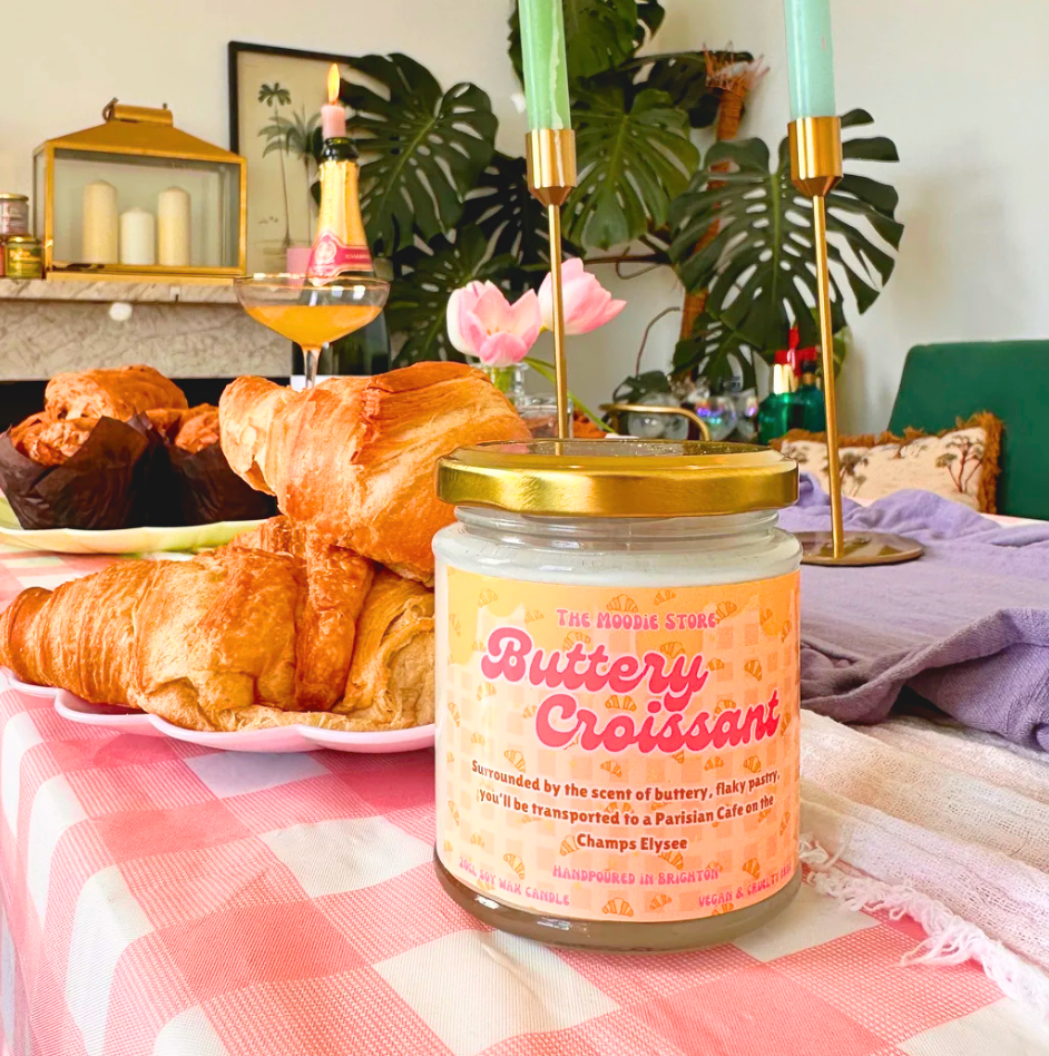 Buttery Croissant Fragranced Soy Wax Candle