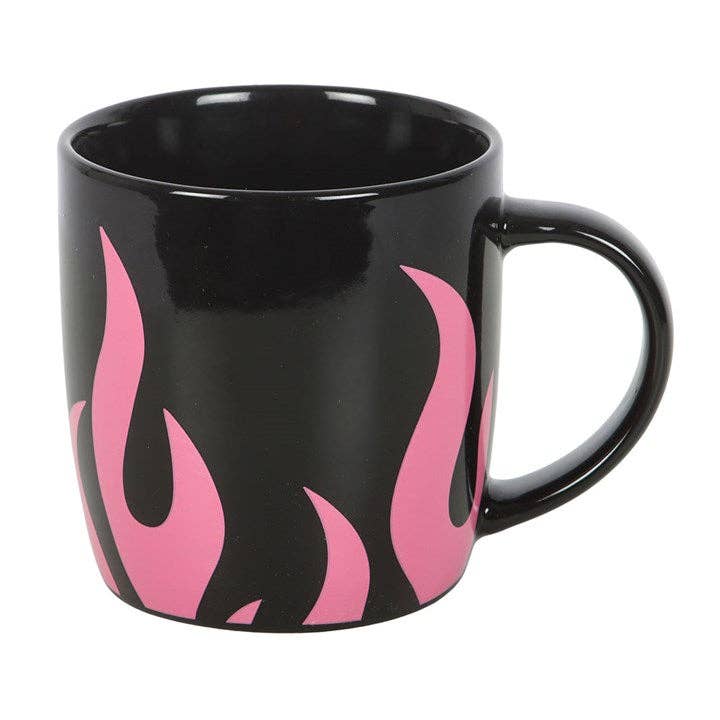 Pink Flame Y2K Mug