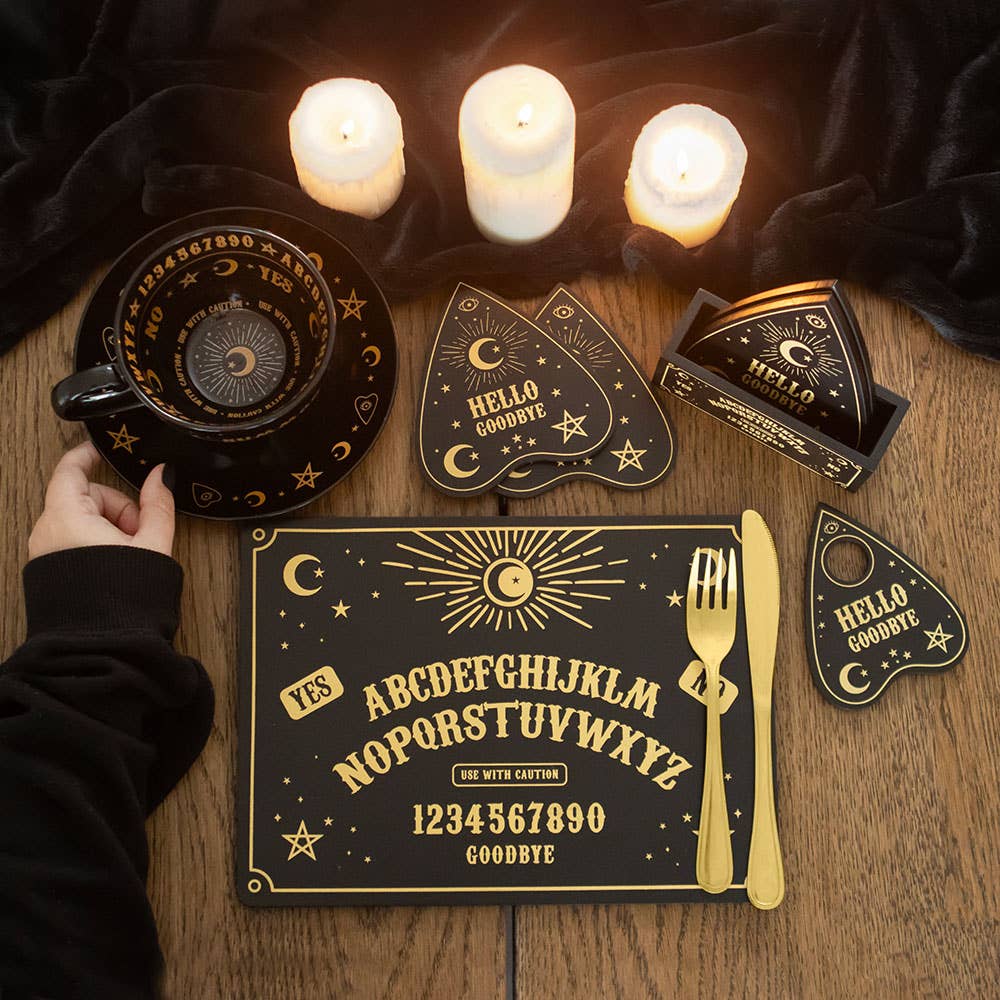 Ouija Board Planchette Coaster Set
