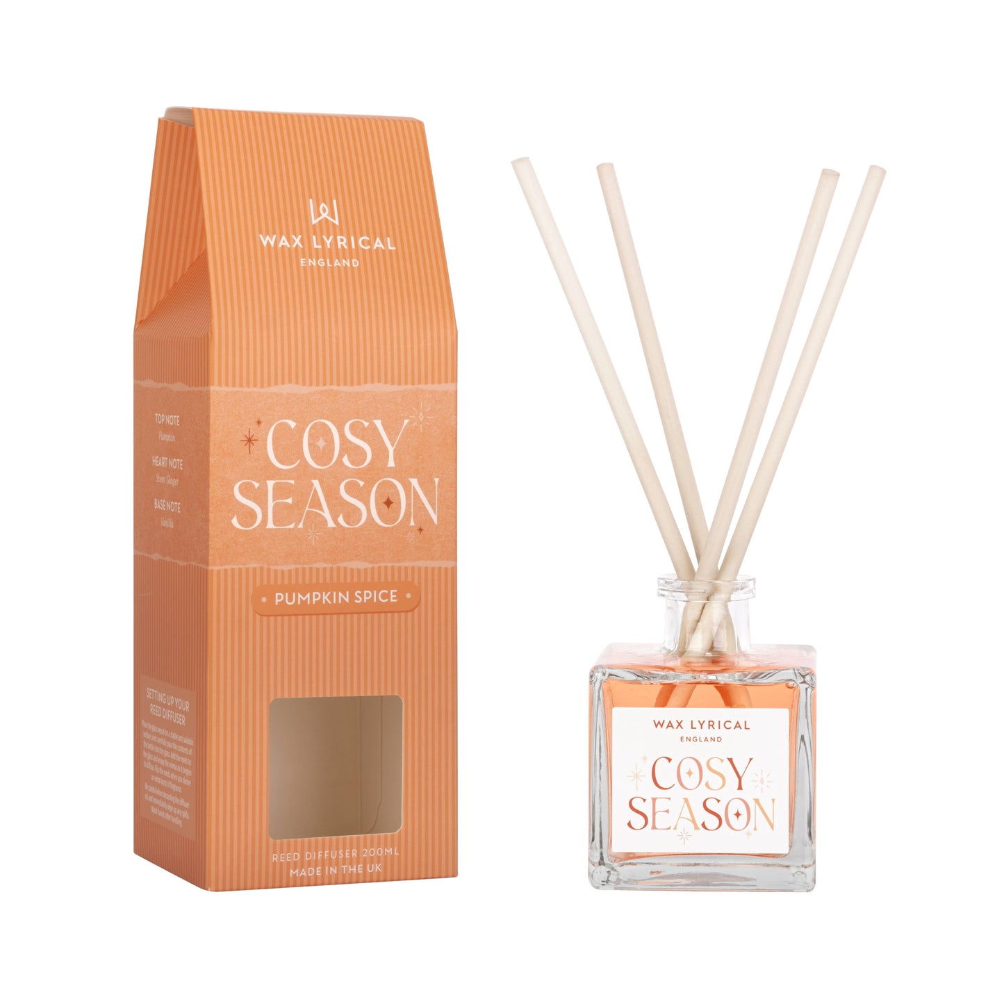 Cosy Season Pumpkin Spice Reed Diffuser