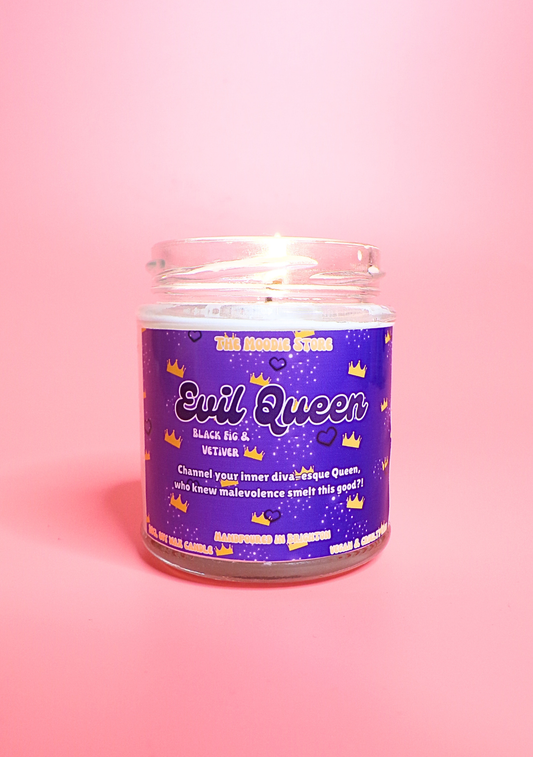 Evil Queen -Black Fig and Vetiver Fragranced Candle