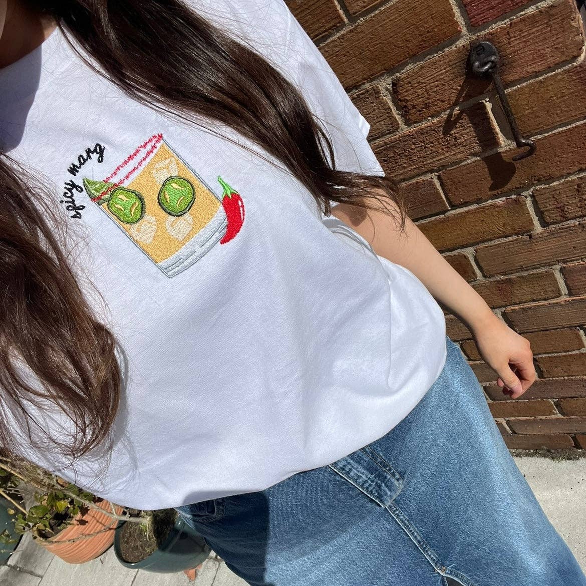 Spicy Marg Embroidered T-shirt