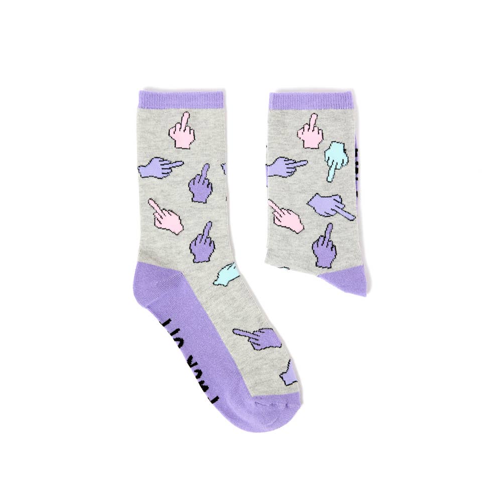 Ladies F*ck Off Socks: 4 - 8