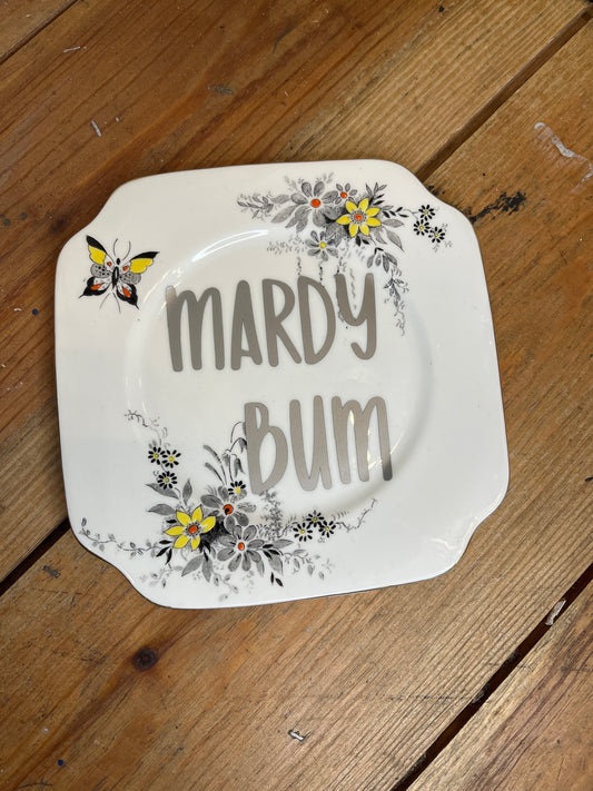 Mardy Bum Vintage Plate