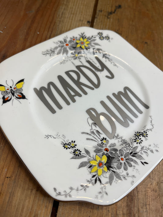 Mardy Bum Vintage Plate