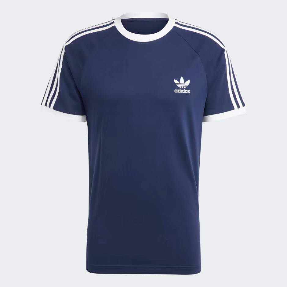 Adidas 3 Stripes Tee Blue