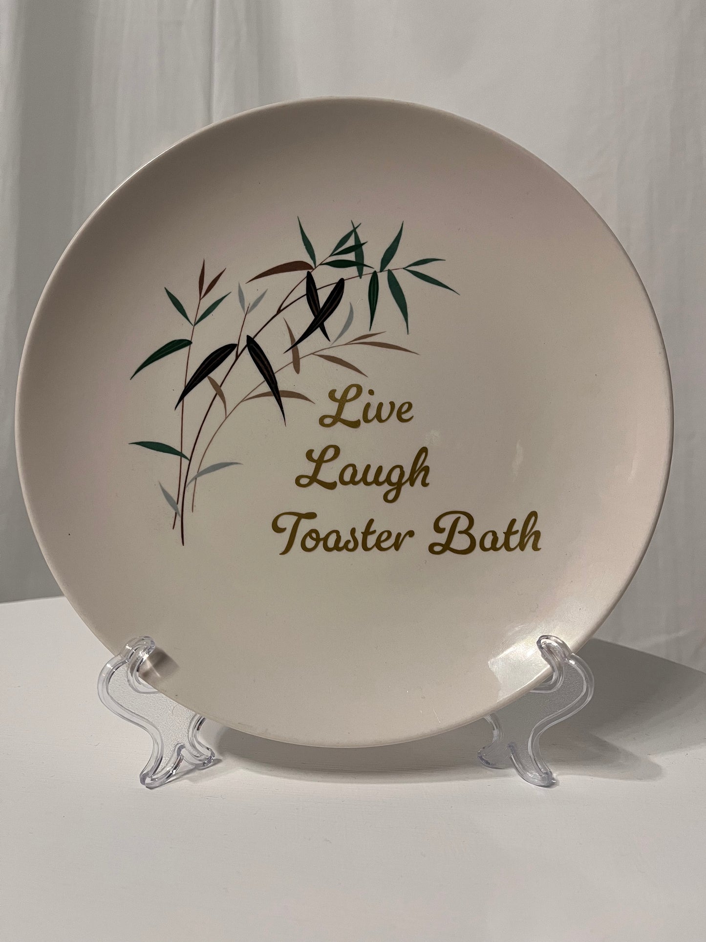 Live Laugh Vintage Plate