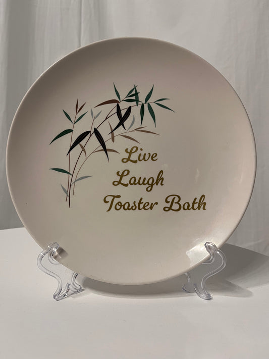 Live Laugh Vintage Plate