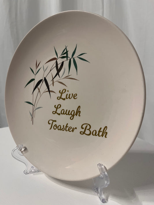 Live Laugh Vintage Plate