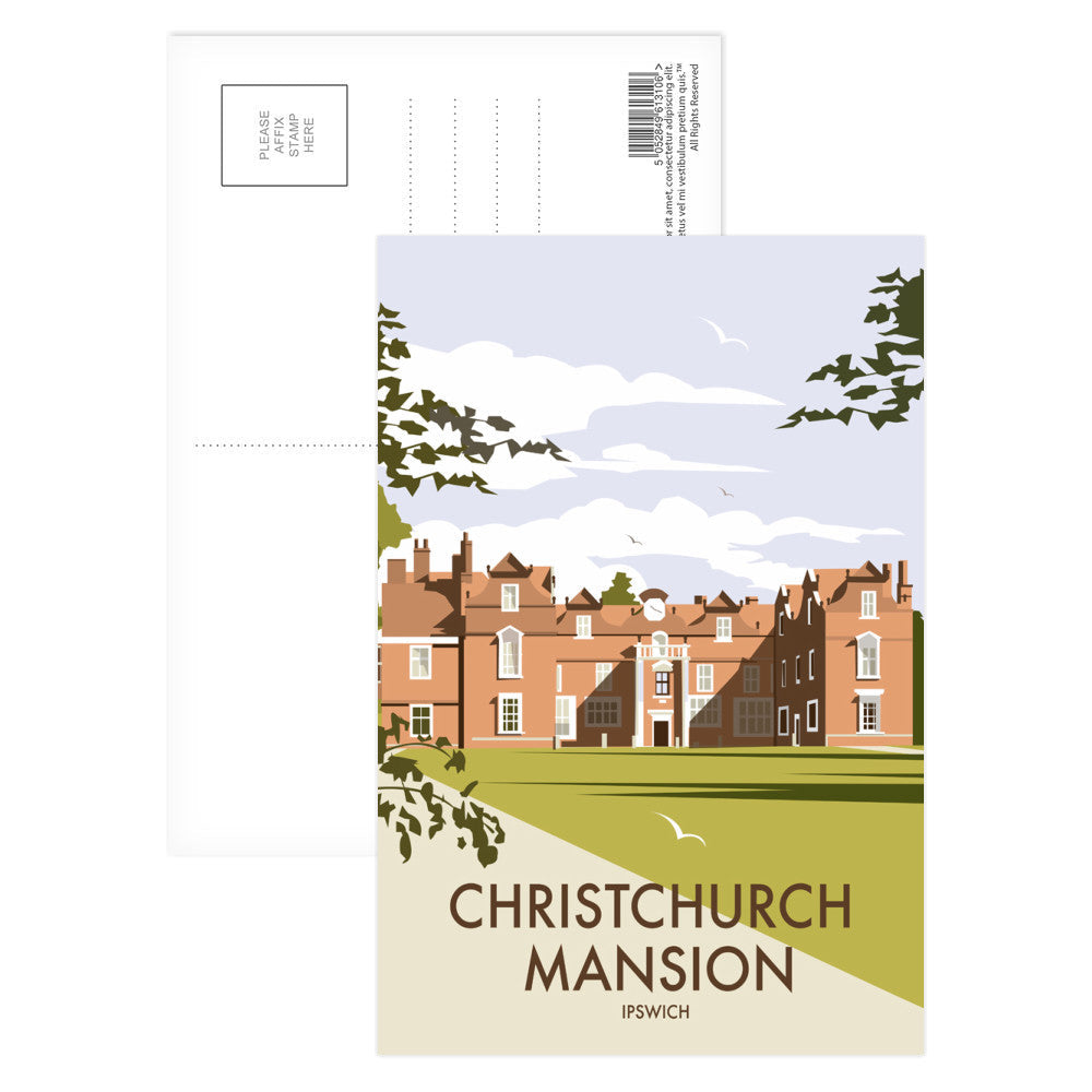 Christchurch Mansion Postcard