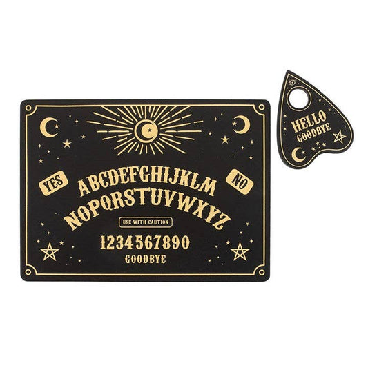 Ouija Talking Board Placemat and Planchette Coaster