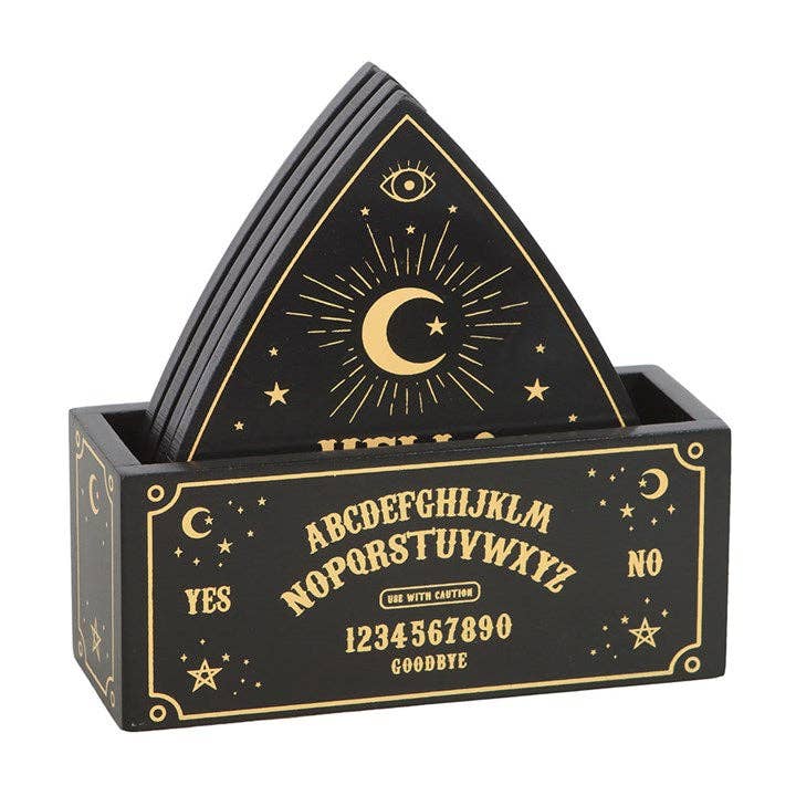 Ouija Board Planchette Coaster Set