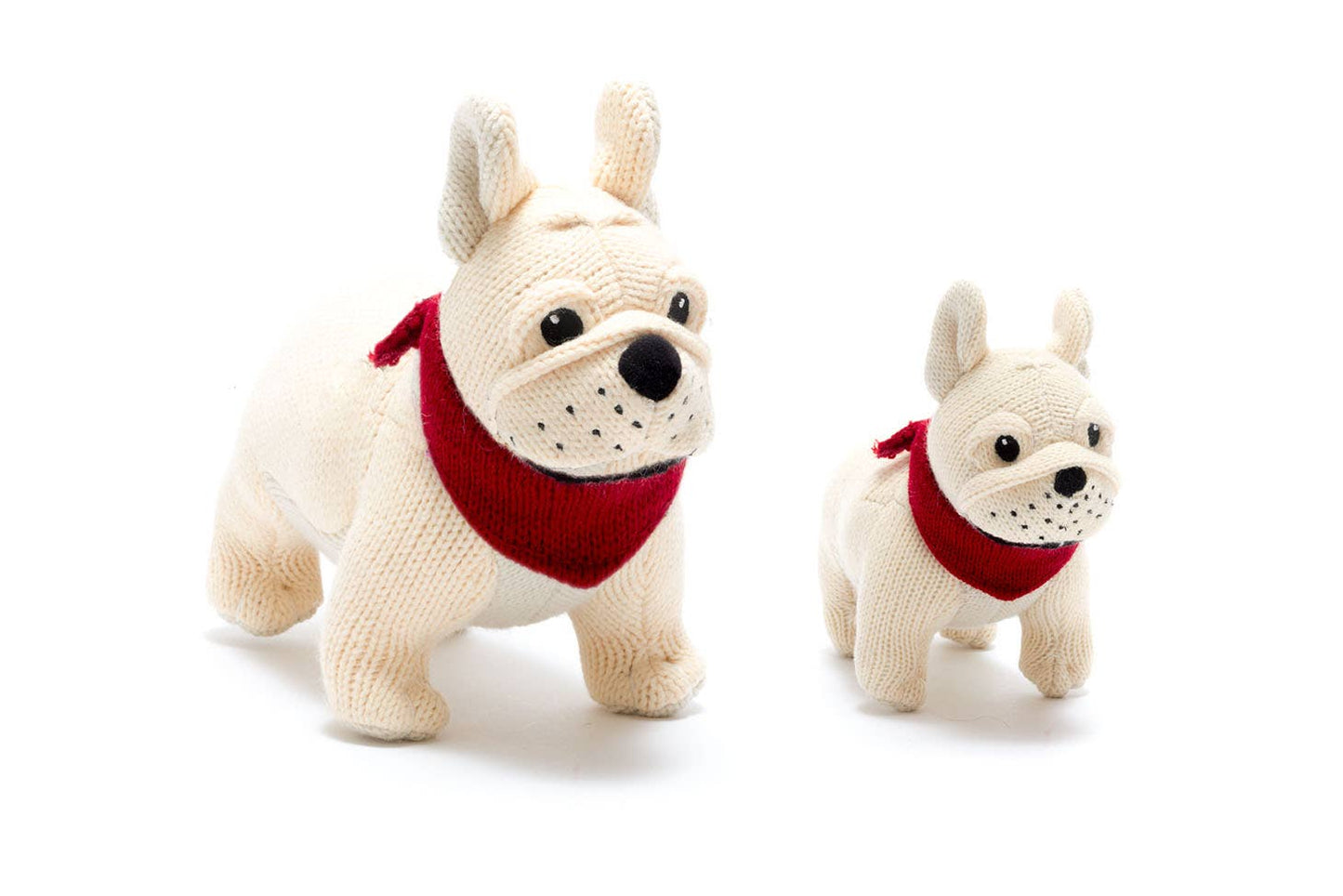 Knitted Bulldog Plush Toy