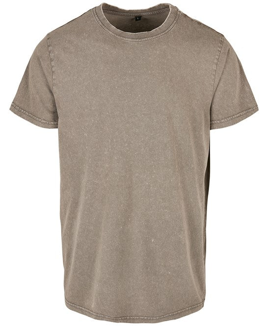 Acid Wash TShirt Dark Khaki