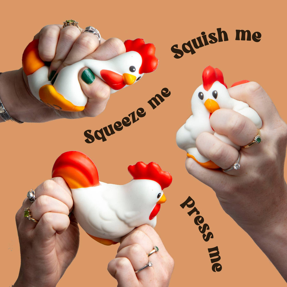 I Love Cock Cockerel Squishy Toy