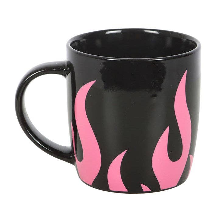 Pink Flame Y2K Mug