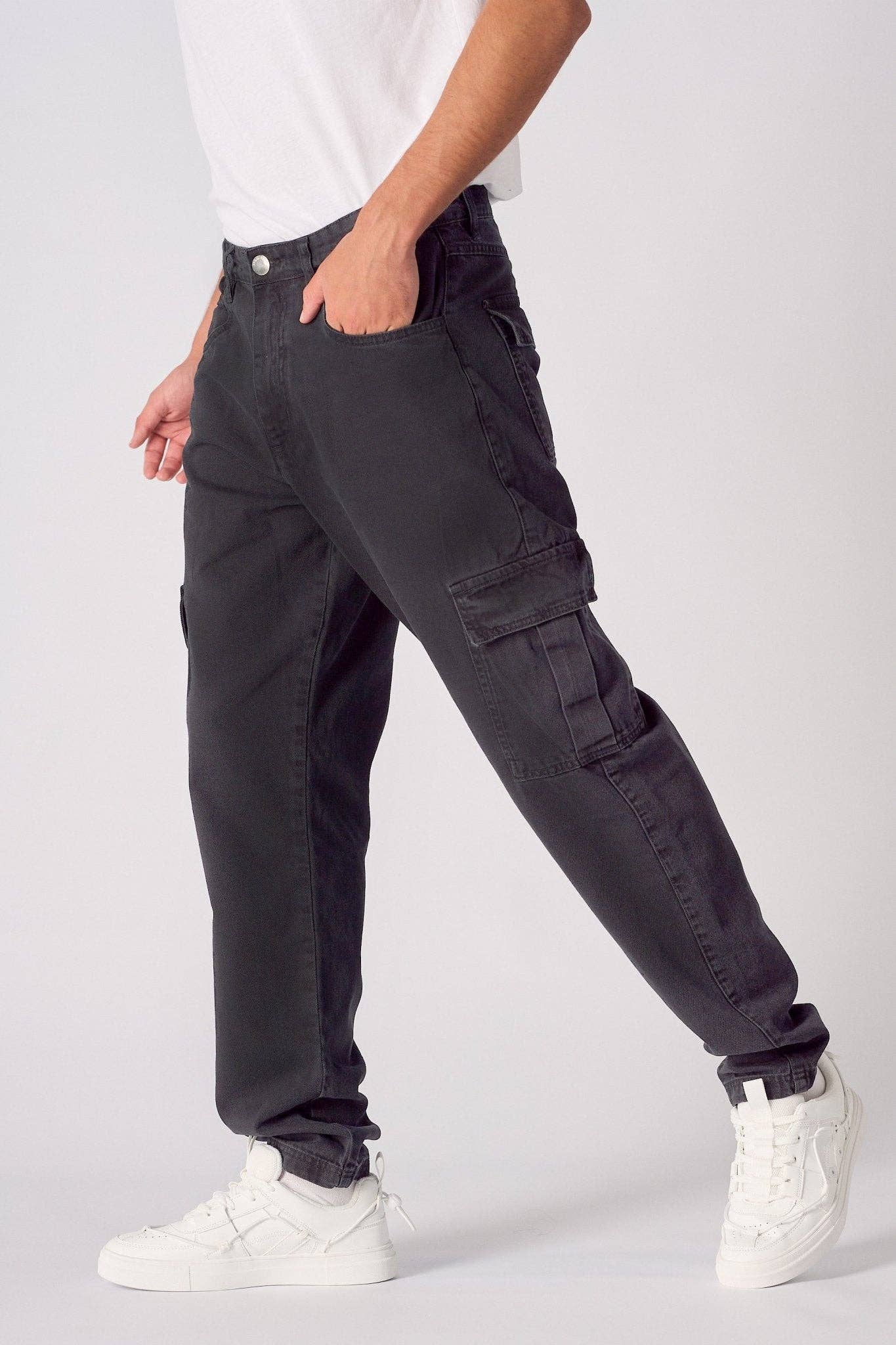 Shadow Relaxed Fit Cargo Jeans