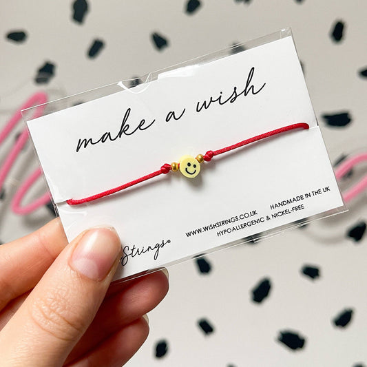 Smiley Face Adjustable Bracelet
