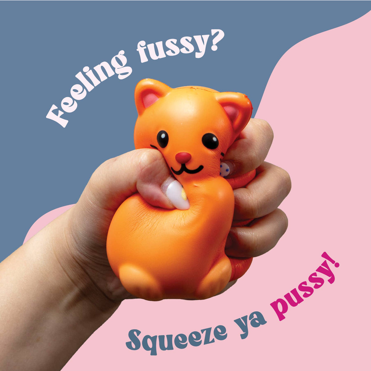 I Love Pussy Cat Squishy Toy