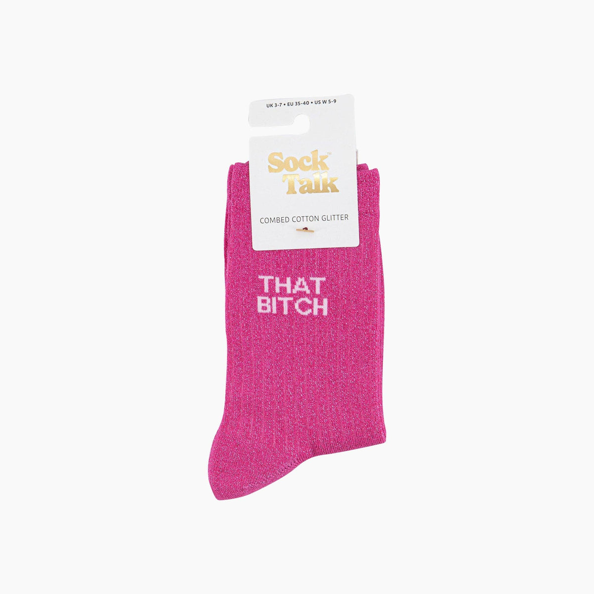 That Bitch Cotton Glitter Socks UK 3-7